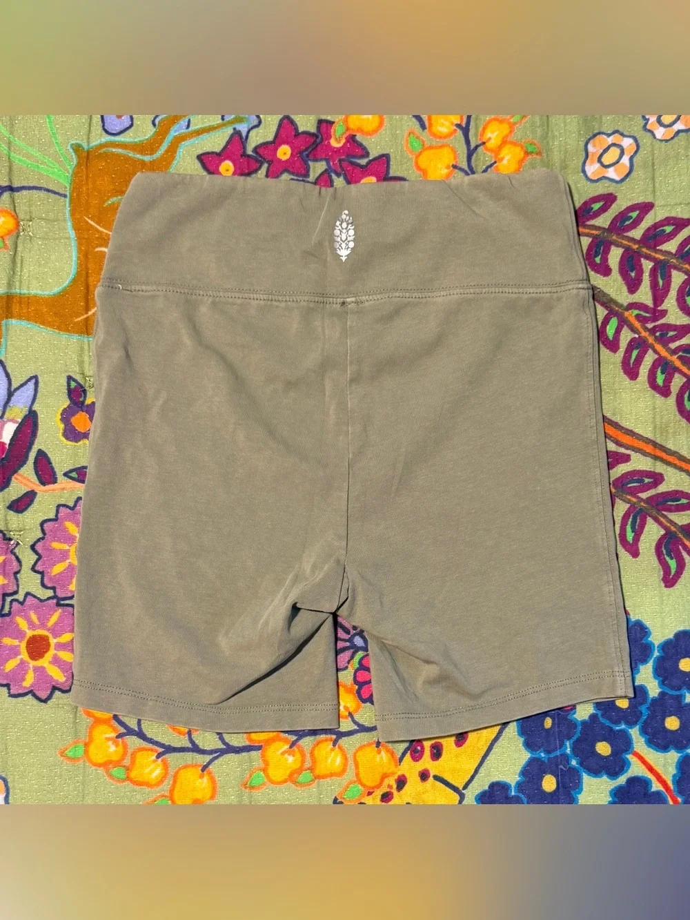 Free People Women’s Olive Green Bike Shorts
